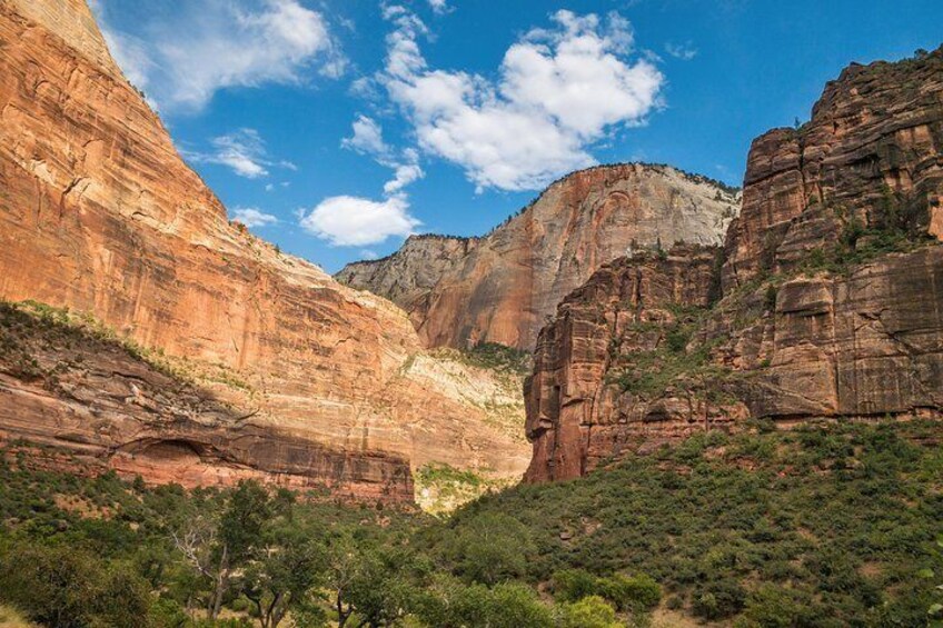 Zion national park tour from Las Vegas winter