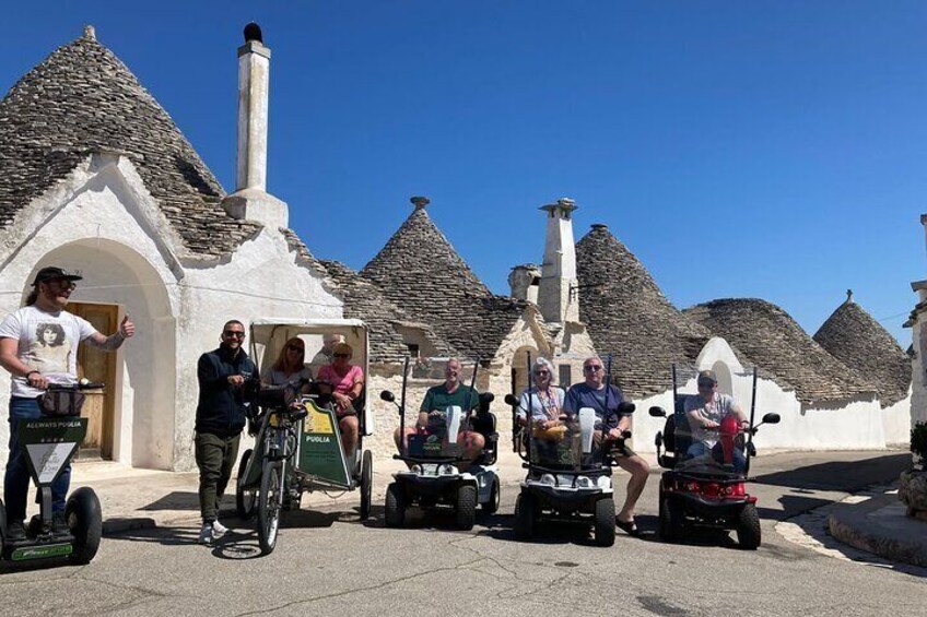 Alberobello Guided tour by Segway, Mini Golf Cart, Rickshaw