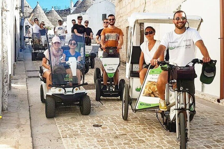 Alberobello Guided tour by Segway, Mini Golf Cart, Rickshaw