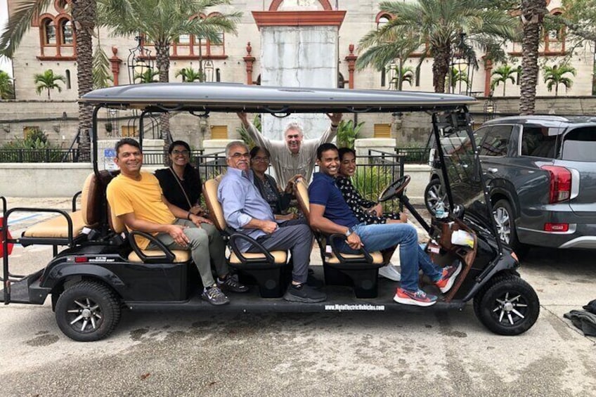 Private Guided Historic Electric Cart Tour of St. Augustine