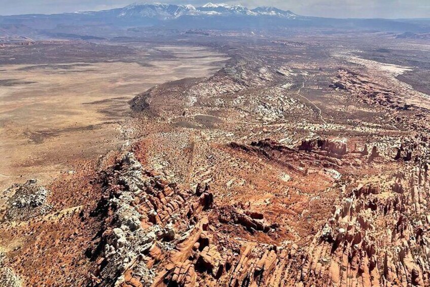 Looking to the La Sal Mountains