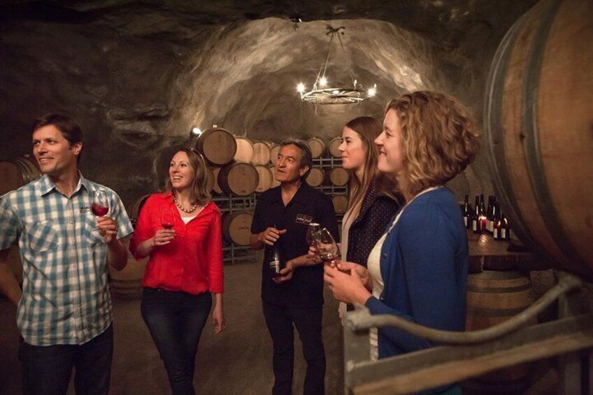 Gibbston Valley Wine's Underground Wine Cave