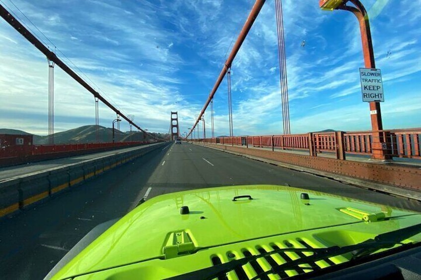 2-Hour Private San Francisco City Tour in Open-air Convertible Jeep