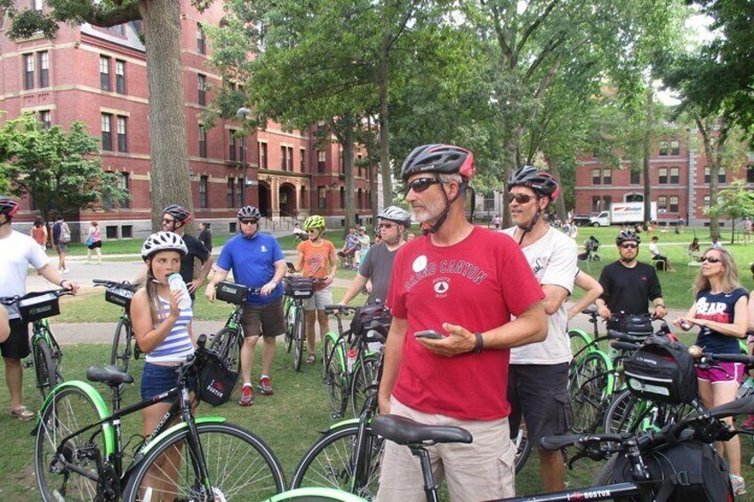 Cycle through Harvard University and stop in "Havahd Yahd"