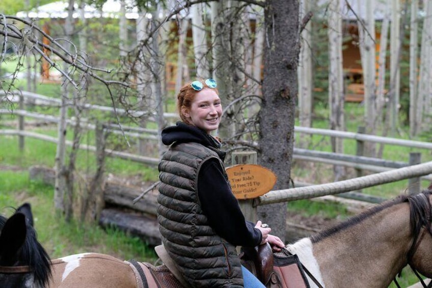 1-Hour Horseback Trail Ride in Kananaskis