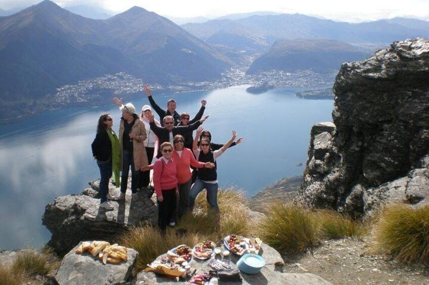 Picnic at Cecil Peak Ledge