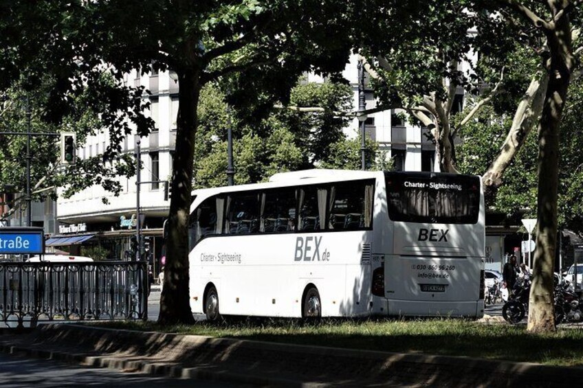 One of our buses in action in Berlin 