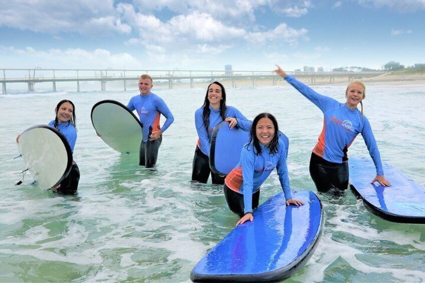 2 Hour Surf Lesson At The Spit, Main Beach ( 13 years and up)