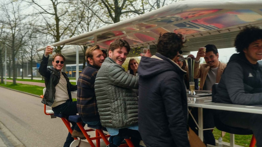 Picture 4 for Activity Amsterdam: Dutch Beer Bike Blast Tour with Onboard Bar