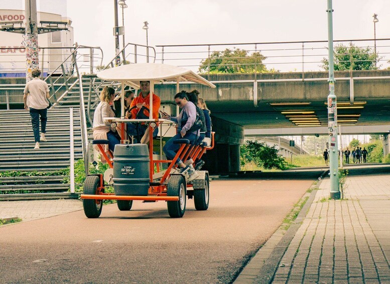 Picture 8 for Activity Amsterdam: Dutch Beer Bike Blast Tour with Onboard Bar