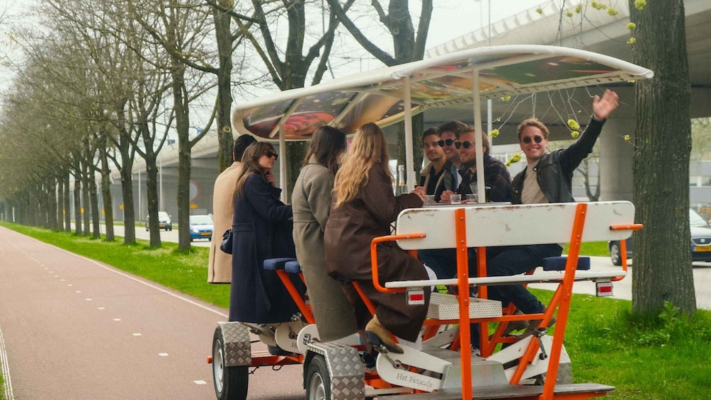 Picture 11 for Activity Amsterdam: Dutch Beer Bike Blast Tour with Onboard Bar