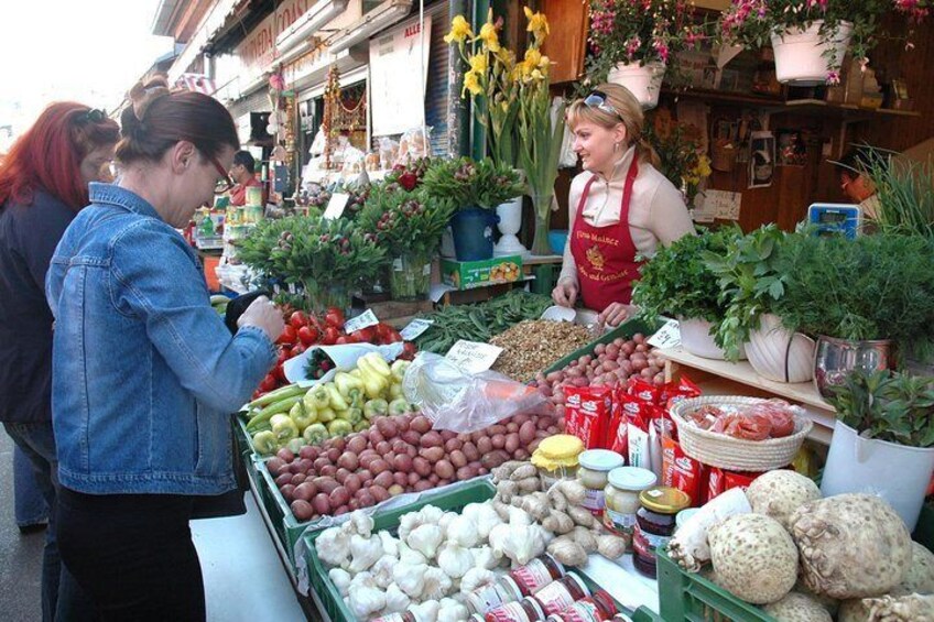 Naschmarkt - fresh fruit, spices and vegetables