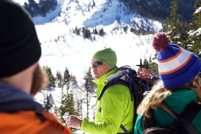 Snowshoeing on Top of the World