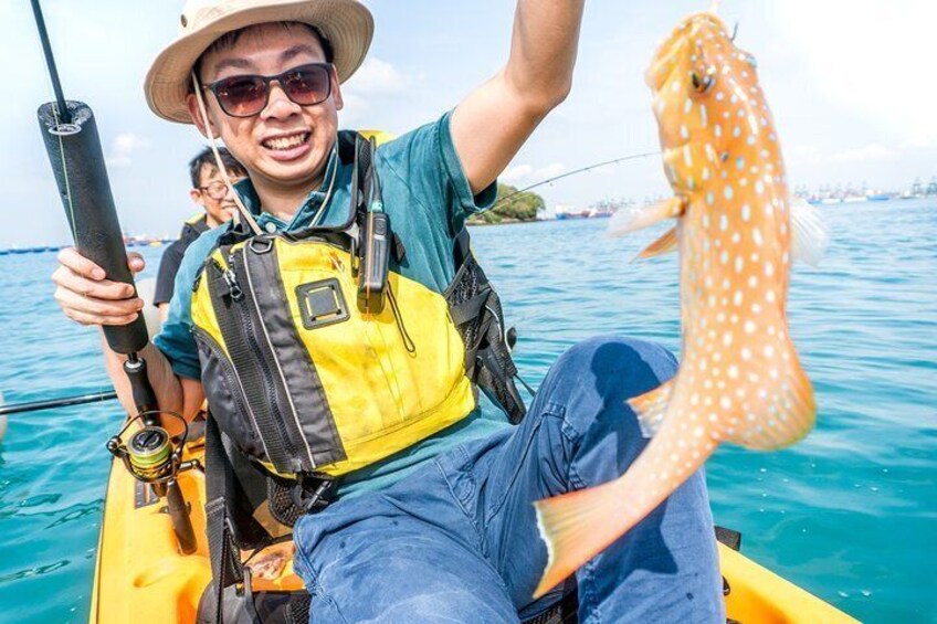 Kayak Fishing in Singapore, Sentosa, East Coast: Day, Sunset & Night Adventures