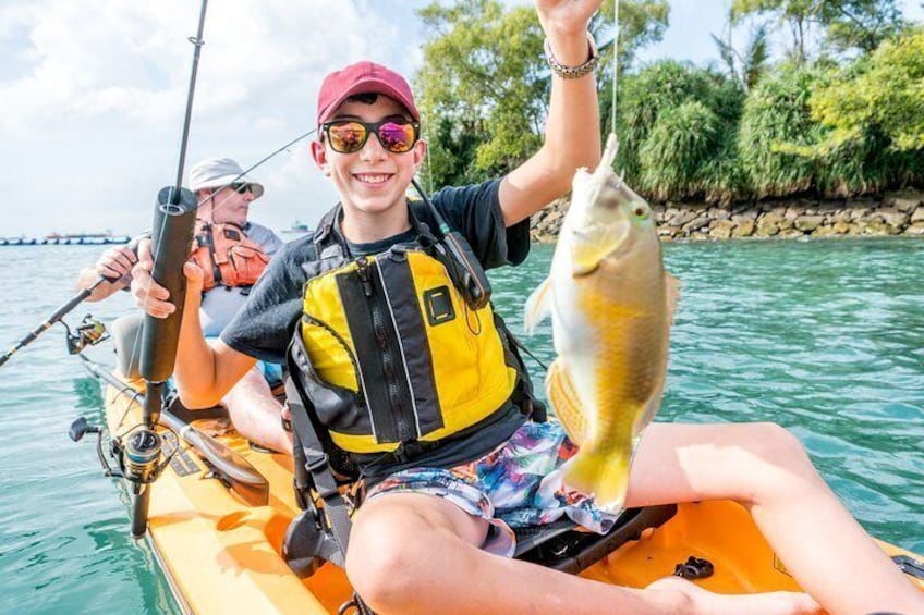 Kayak Fishing in Singapore, Sentosa, East Coast: Day, Sunset & Night Adventures