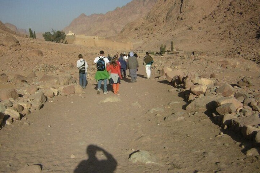 Trail back down to the Monastery