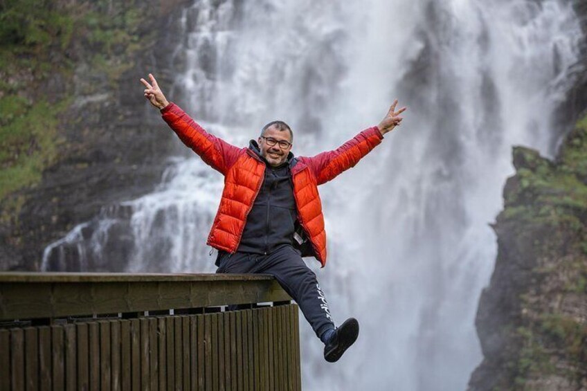 Sivlefossen waterfall