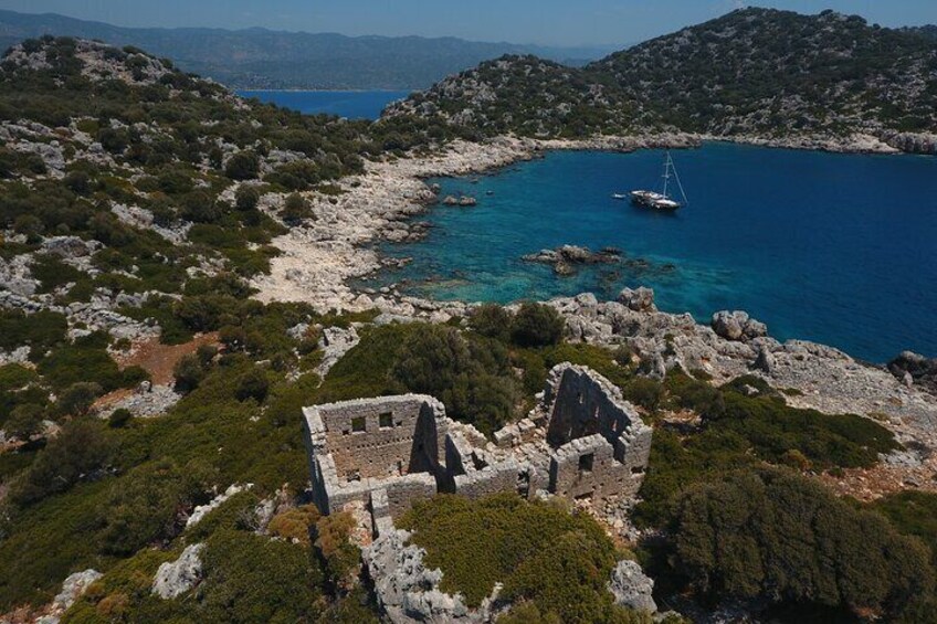 Private Boat Tour to Kekova and Sunken City from Kalkan