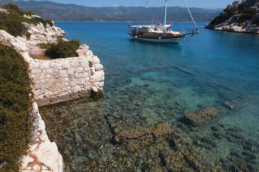 Private Boat Tour to Kekova and Sunken City from Kalkan