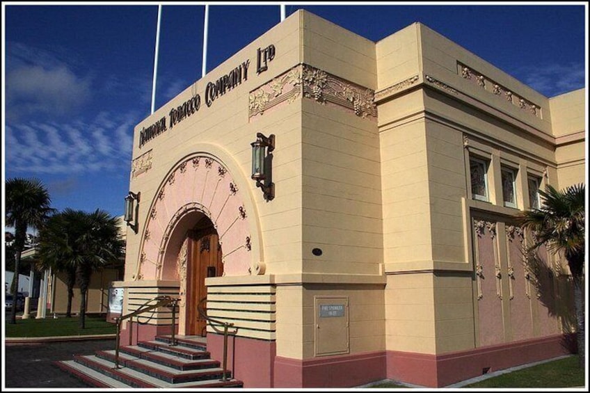 Visit the National Tobacco building with Hawkes Bay Scenic Tours