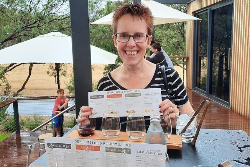 A very excited 'Tipple of Gin' Guest.