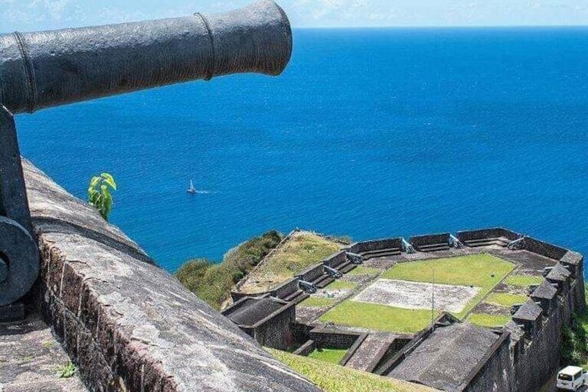 Brimstonehill fortress, st.kitts.