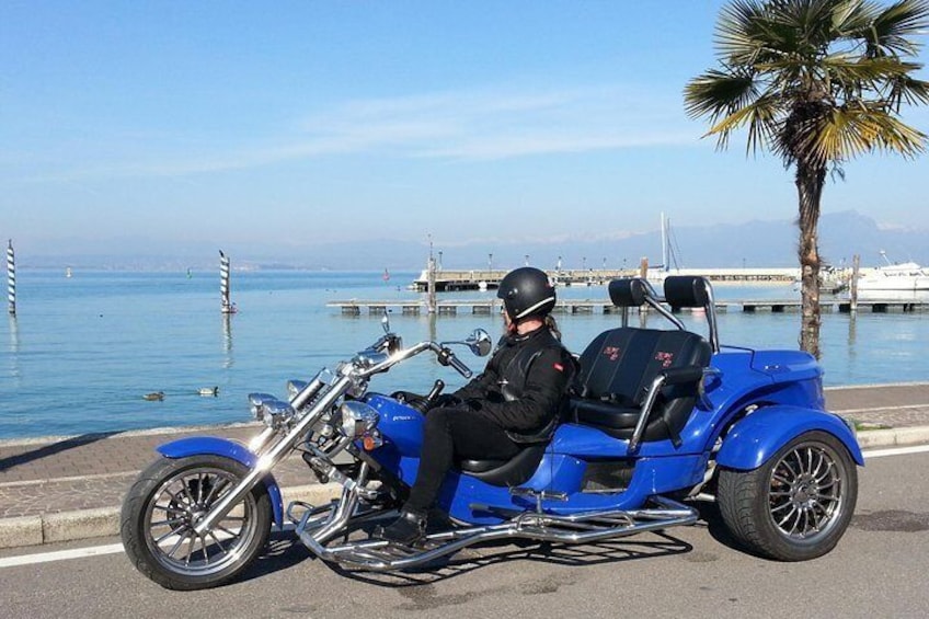 Trike and Lake Garda