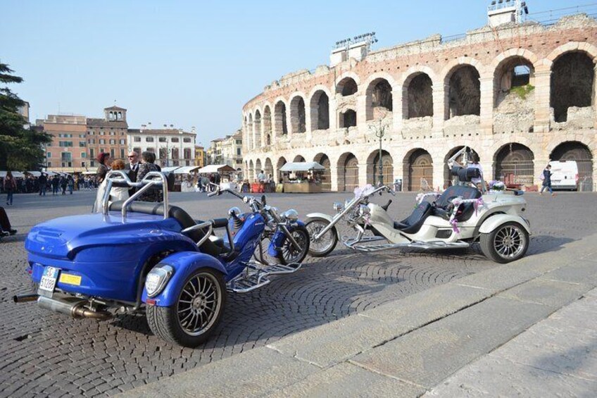 Our trikes in Verona