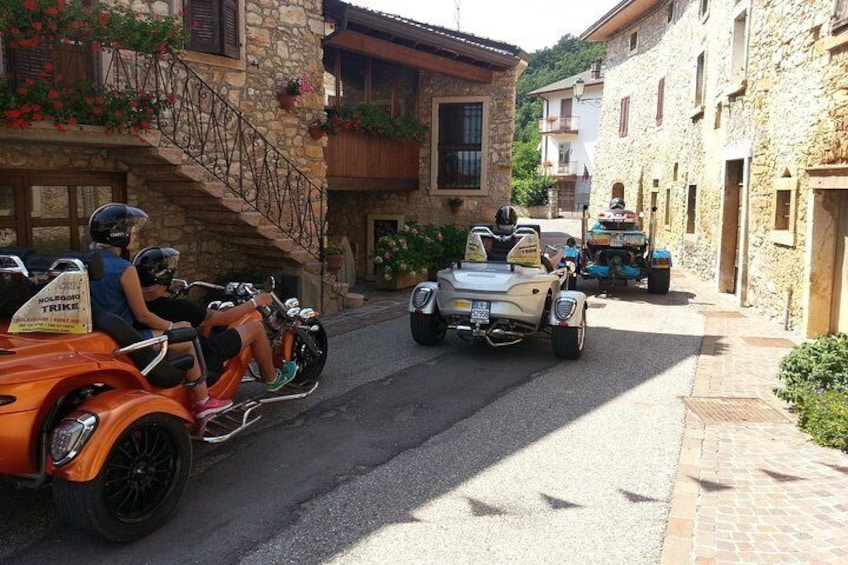 8-h Trike Rental on Lake Garda (1 traveler + up to 2 persons free)