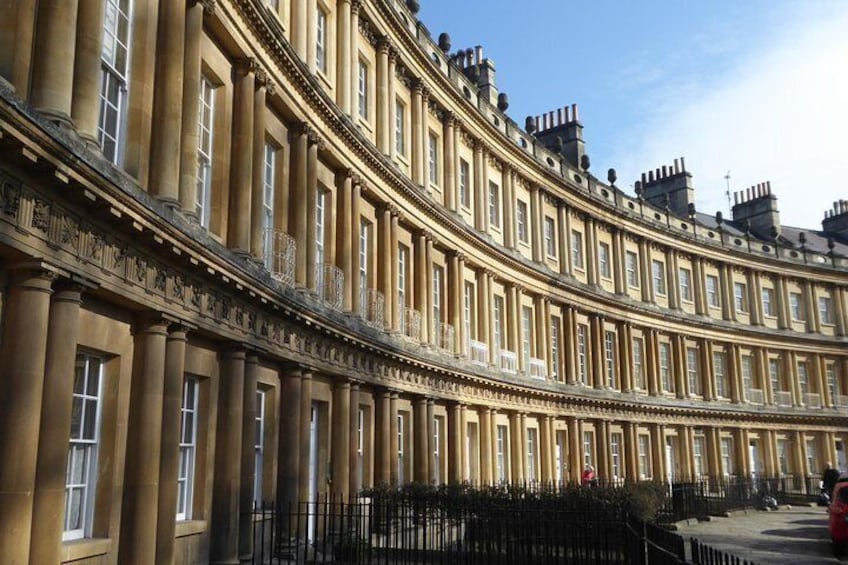 In the morning you will have a private walking tour of Bath