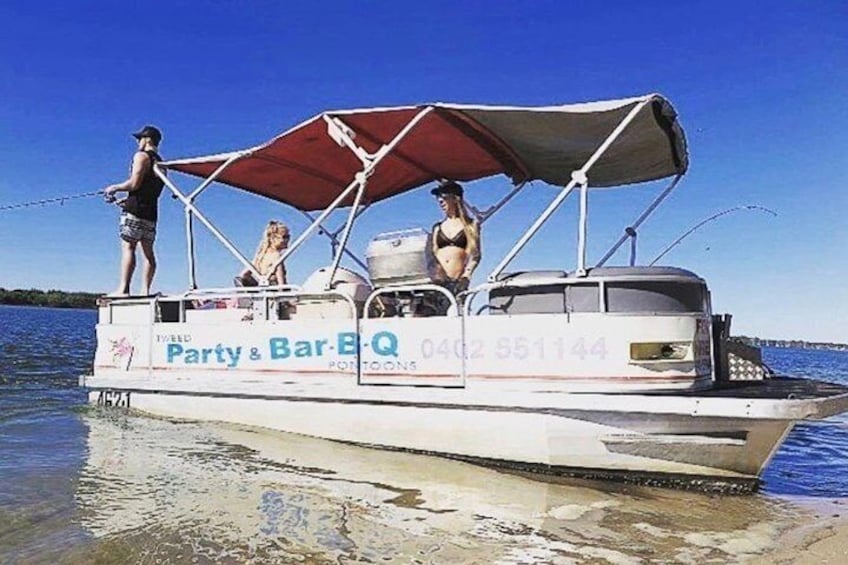 Our party BBQ boat!