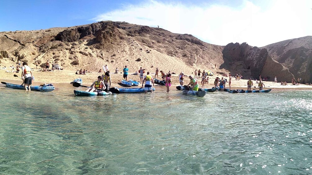 Picture 1 for Activity Lanzarote: Kayak and Snorkelling at Papagayo Beach