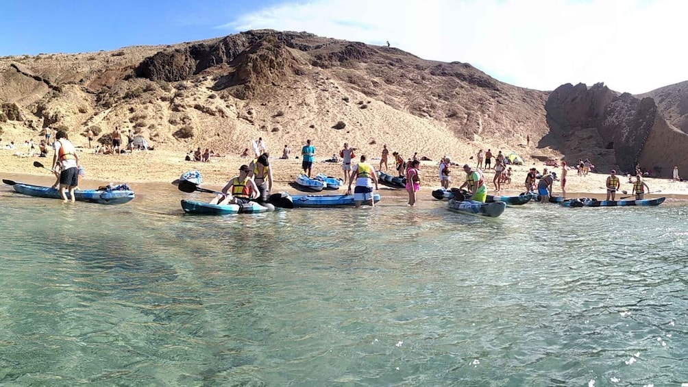 Picture 1 for Activity Lanzarote: Kayak and Snorkelling at Papagayo Beach