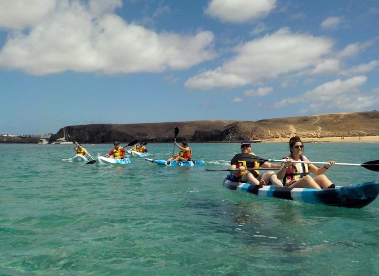Picture 4 for Activity Lanzarote: Kayak and Snorkelling at Papagayo Beach