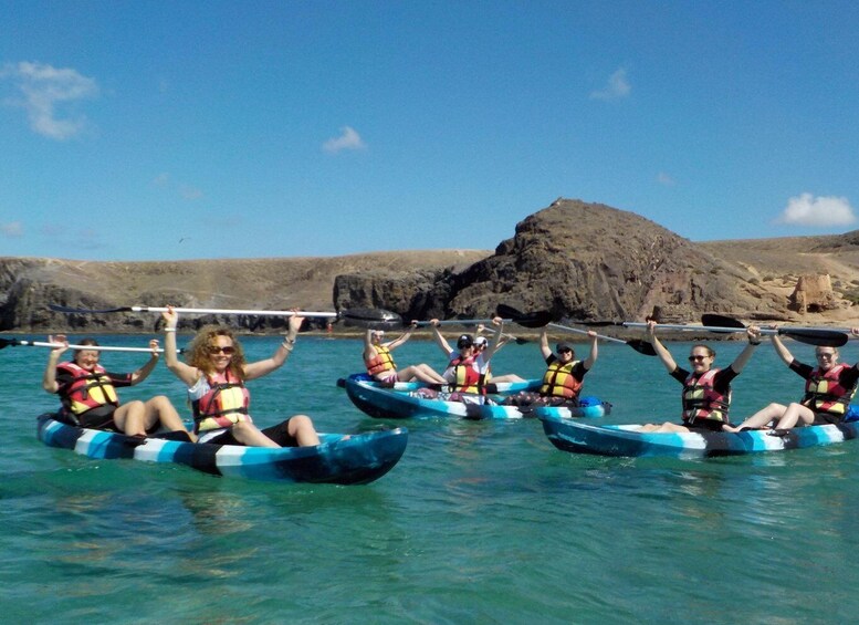 Picture 7 for Activity Lanzarote: Kayak and Snorkelling at Papagayo Beach