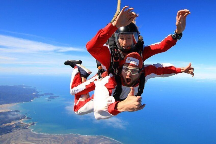 Epic Skydive over Abel Tasman