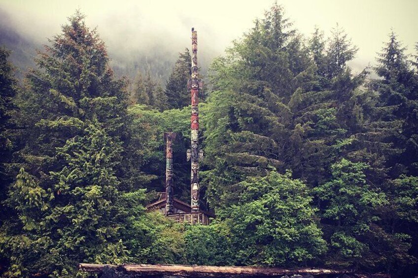 Tallest totem pole in Ketchikan