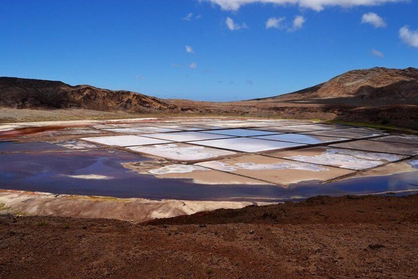 The crater of salinas