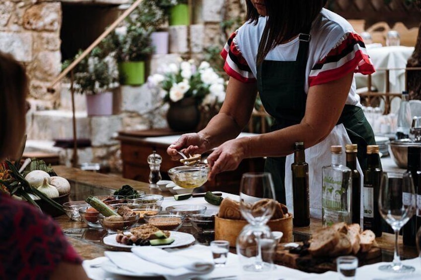 Cretan Cooking Classes in a magic garden 