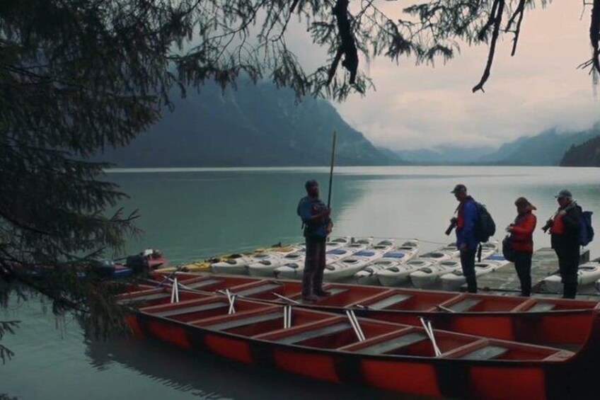 Gearing up to paddle off