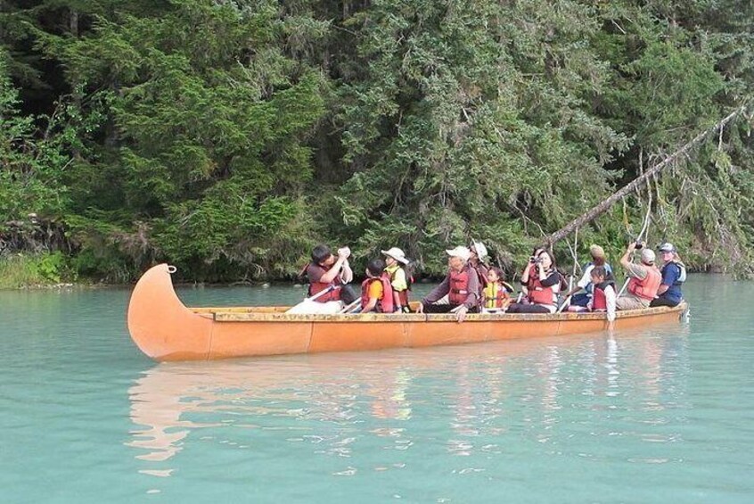Canoeing on Chilkoot Lake