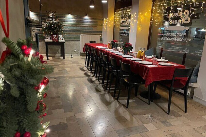 Flavours of Polish Christmas: 4 course dinner + cooking class 