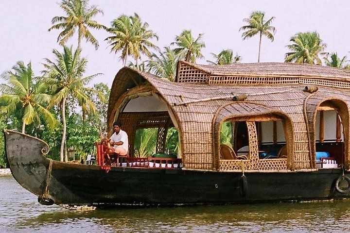 A Houseboat in Aleppey