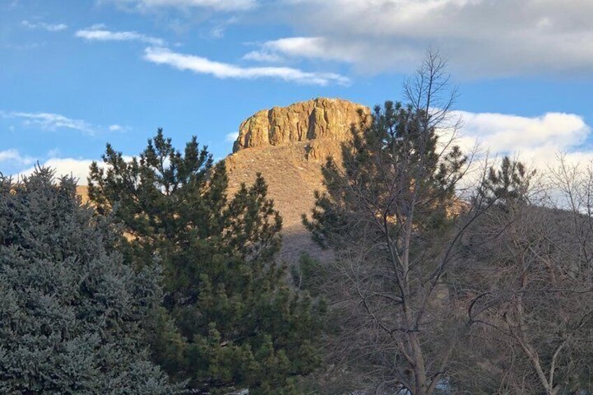 A Rock formation outside of Golden