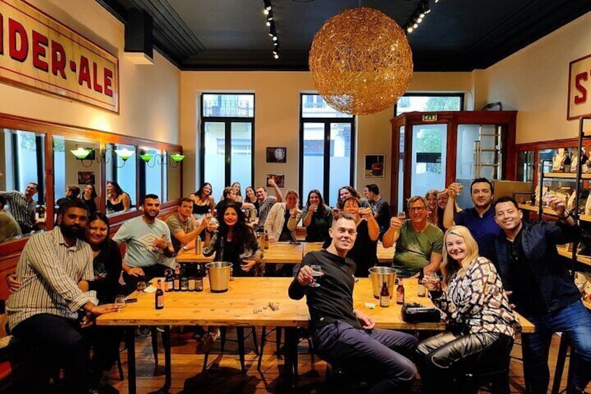 Belgian beer tasting in Belgium