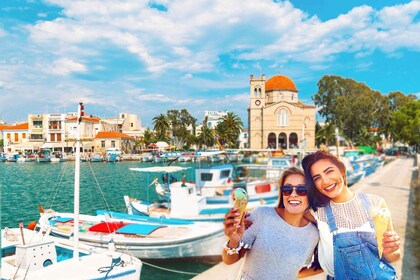 Atenas: excursión guiada de un día a la isla de Egina con natación