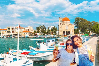 Athènes : excursion guidée d'une journée sur l'île d'Égine avec baignade