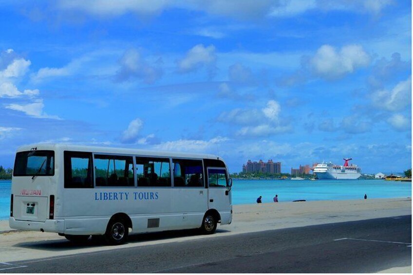 Cruise Port with Atlantis in the background