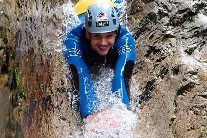 Fun Sliding in Susec gorge