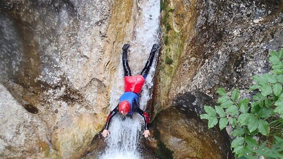 Sliding on nature made tobbogans